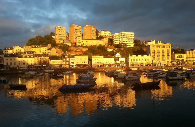 Torquay Harbour at Sunset