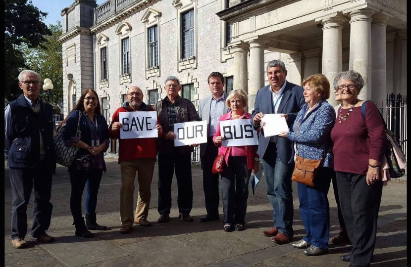 Bus Petition presentation to Council