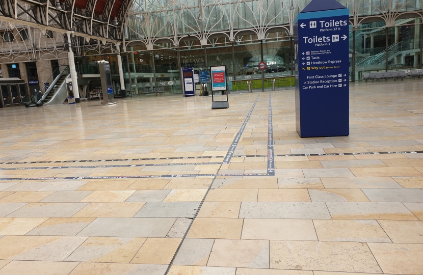Empty Station Concourse at Paddington