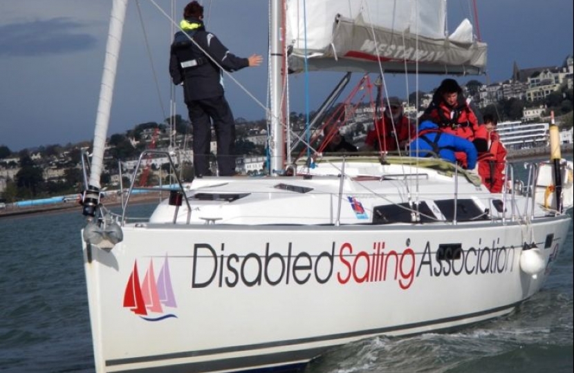 A leading figure in the Disabled Sailing Association has been honoured.