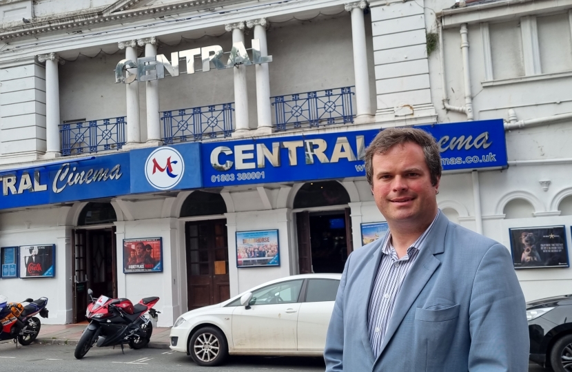 Kevin at Torquay Central Cinema 