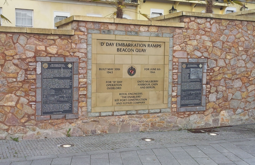 D-Day Memorial at Torquay Harbour