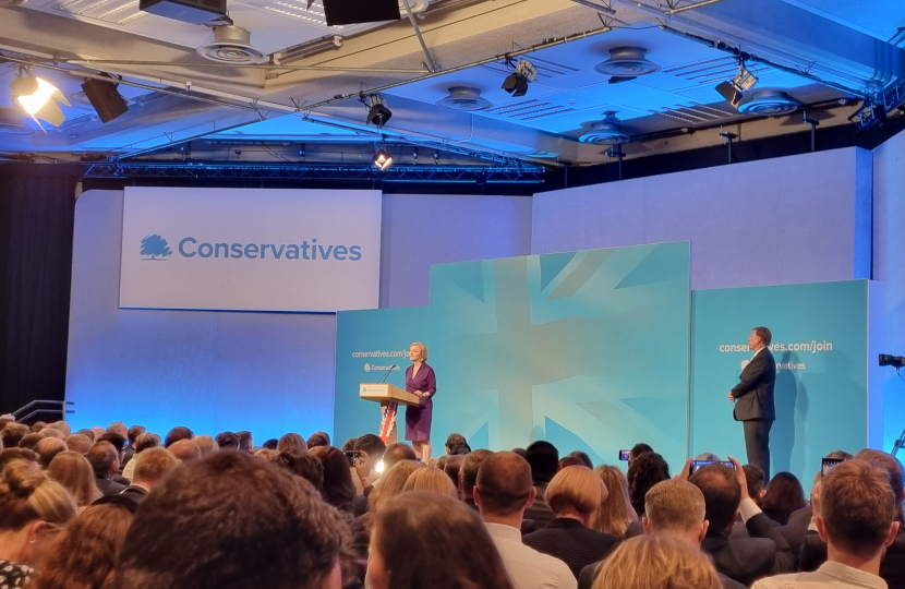 Liz Truss gives her first speech as Conservative Party Leader.