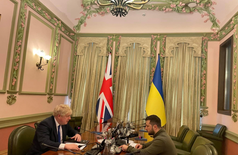 The PM in Kyiv with President Zelenskyy
