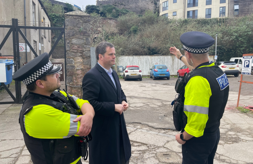 Discussing issues in Temperance Street