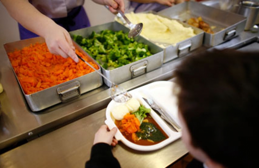 School Meal Being Served