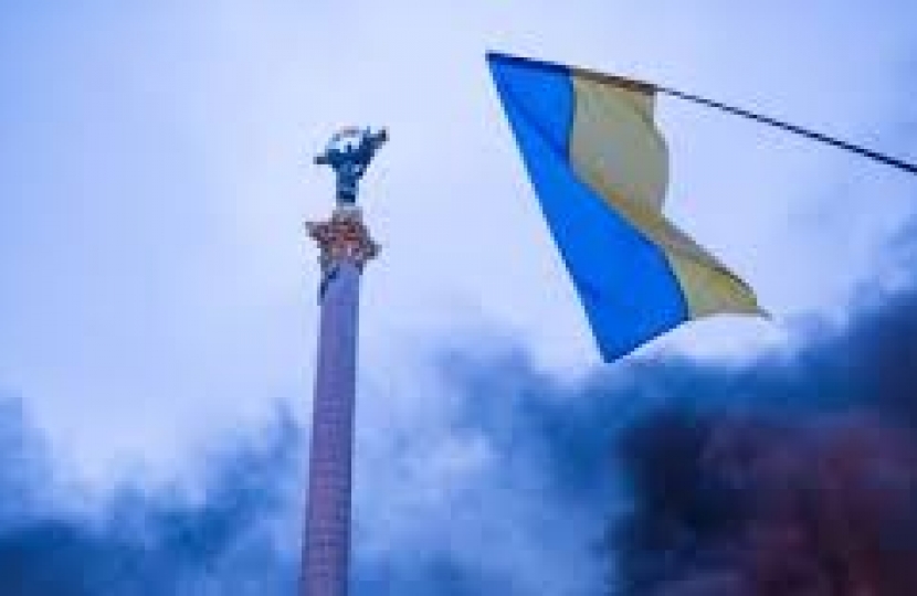 Smoke Rises in Ukraine