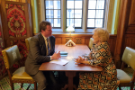 Torbay MP Kevin Foster meeting Health Minister Andrea Leadsom MP.