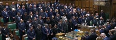 MPs Stand In Memory of Sir David Amess