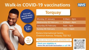 Drop In Vaccination Clinics Are Still Available In Our Bay.