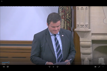 Kevin Foster MP speaking in the debate on Family Businesses