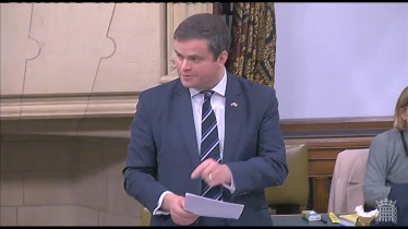Kevin Speaking In Parliament On the Kept Animals Bill