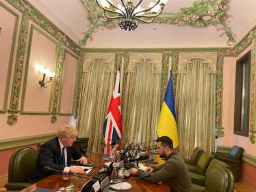 The PM in Kyiv with President Zelenskyy