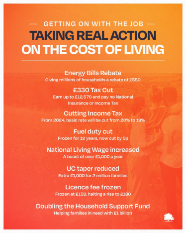 Cost Of Living Support From The Government